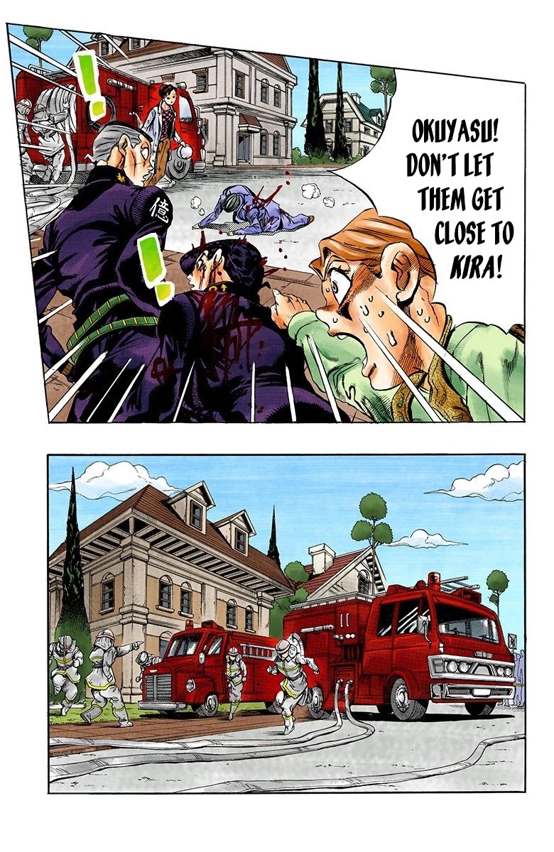 JoJo's Bizarre Adventure Part 4 - Diamond is Unbreakable (Official Colored) Chapter 171 page 5 - Chapter 171: Crazy Diamond is Unbreakable Part 9