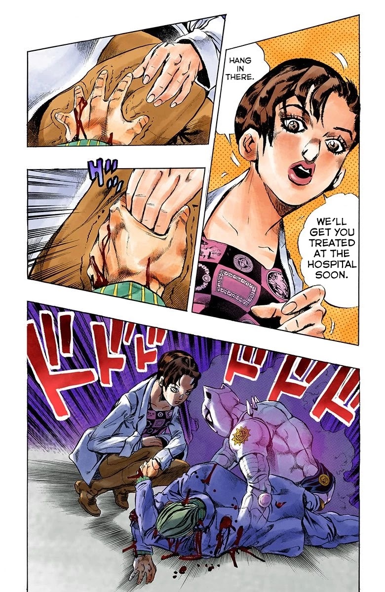 JoJo's Bizarre Adventure Part 4 - Diamond is Unbreakable (Official Colored) Chapter 171 page 6 - Chapter 171: Crazy Diamond is Unbreakable Part 9