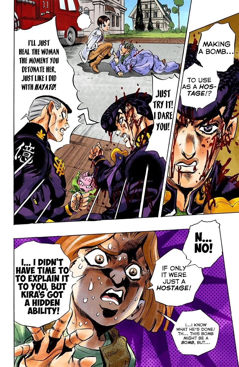JoJo's Bizarre Adventure Part 4 - Diamond is Unbreakable (Official Colored) Chapter 171 page 8 - Chapter 171: Crazy Diamond is Unbreakable Part 9