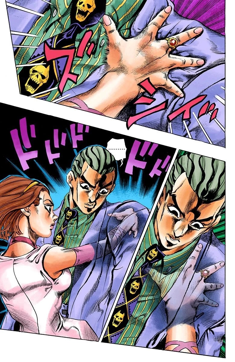 JoJo's Bizarre Adventure Part 4 - Diamond is Unbreakable (Official Colored) Chapter 172 page 10 - Chapter 172: I'll Jog Your Memory