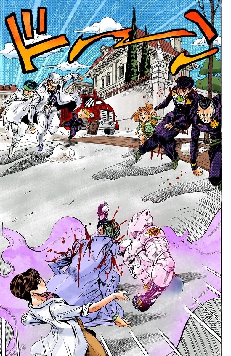 JoJo's Bizarre Adventure Part 4 - Diamond is Unbreakable (Official Colored) Chapter 172 page 12 - Chapter 172: I'll Jog Your Memory