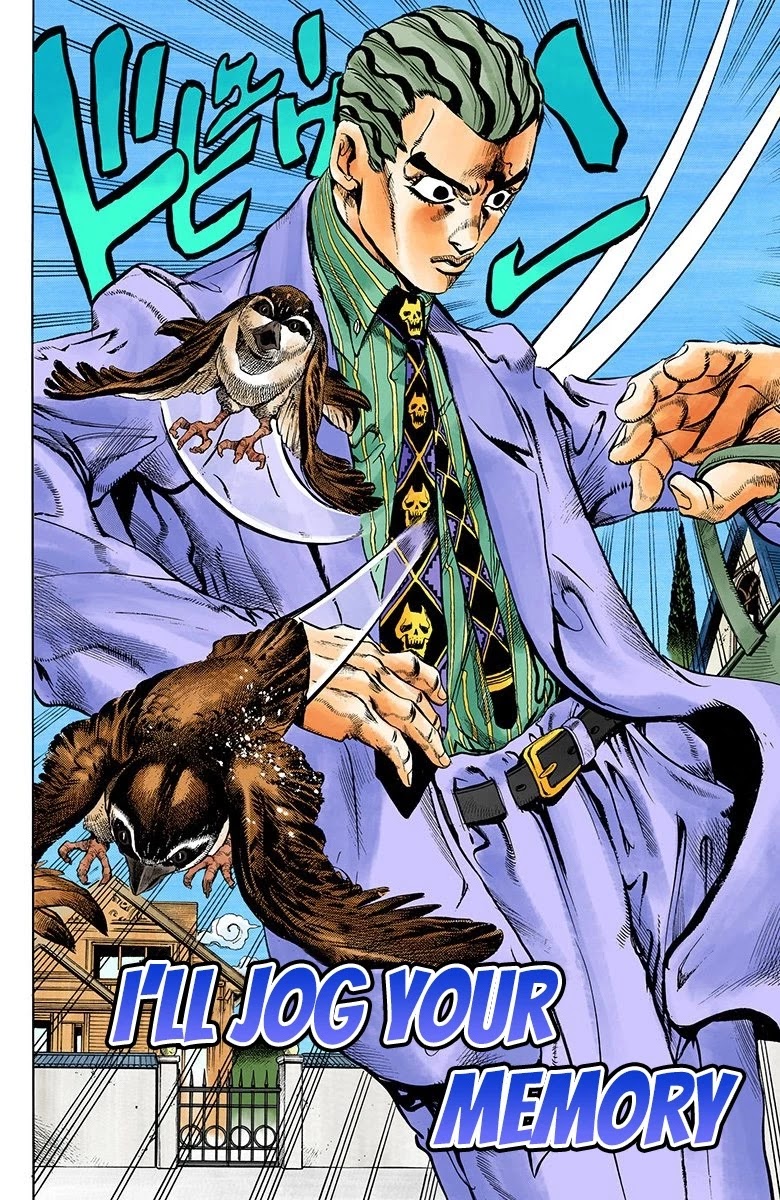 JoJo's Bizarre Adventure Part 4 - Diamond is Unbreakable (Official Colored) Chapter 172 page 3 - Chapter 172: I'll Jog Your Memory