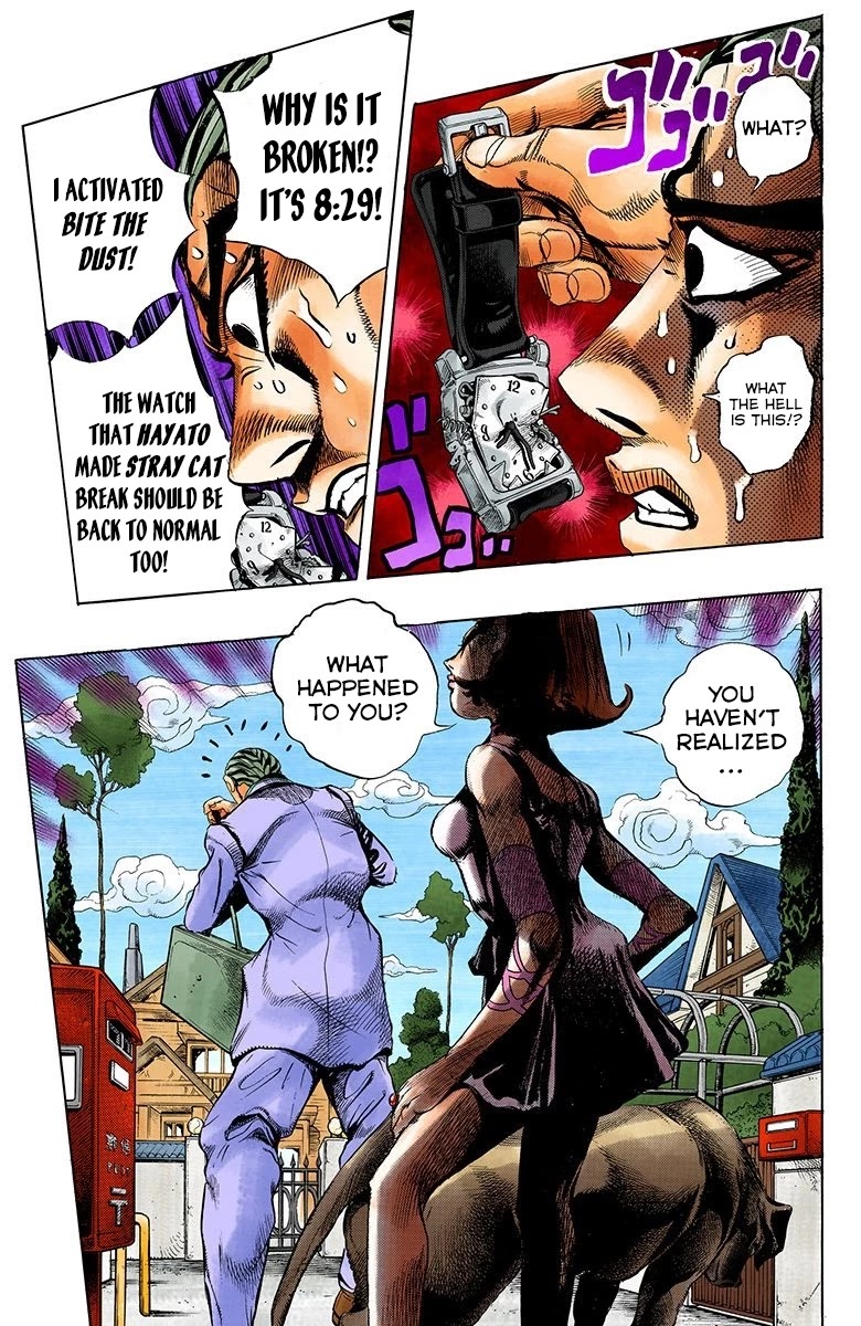 JoJo's Bizarre Adventure Part 4 - Diamond is Unbreakable (Official Colored) Chapter 172 page 6 - Chapter 172: I'll Jog Your Memory