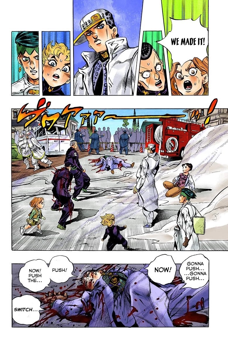 JoJo's Bizarre Adventure Part 4 - Diamond is Unbreakable (Official Colored) Chapter 173 page 1 - Chapter 173: The Guardian Angel of Morioh