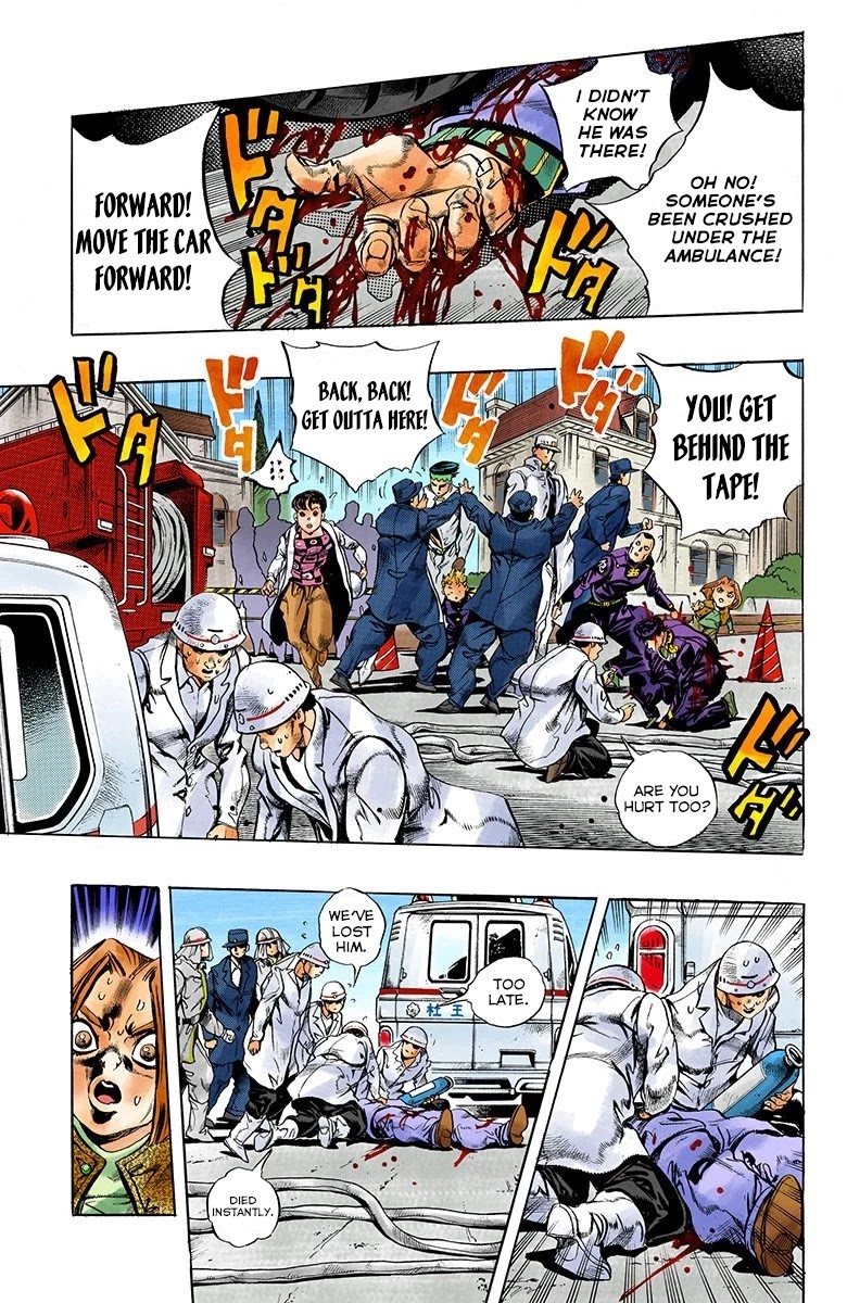 JoJo's Bizarre Adventure Part 4 - Diamond is Unbreakable (Official Colored) Chapter 173 page 6 - Chapter 173: The Guardian Angel of Morioh