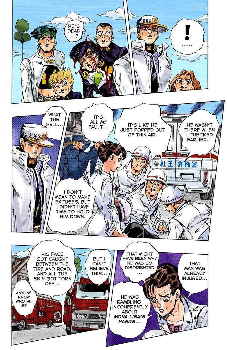 JoJo's Bizarre Adventure Part 4 - Diamond is Unbreakable (Official Colored) Chapter 173 page 7 - Chapter 173: The Guardian Angel of Morioh