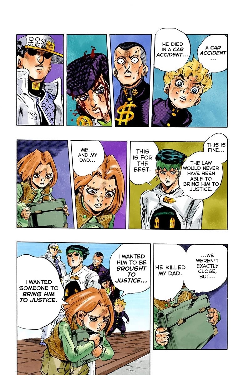 JoJo's Bizarre Adventure Part 4 - Diamond is Unbreakable (Official Colored) Chapter 173 page 9 - Chapter 173: The Guardian Angel of Morioh