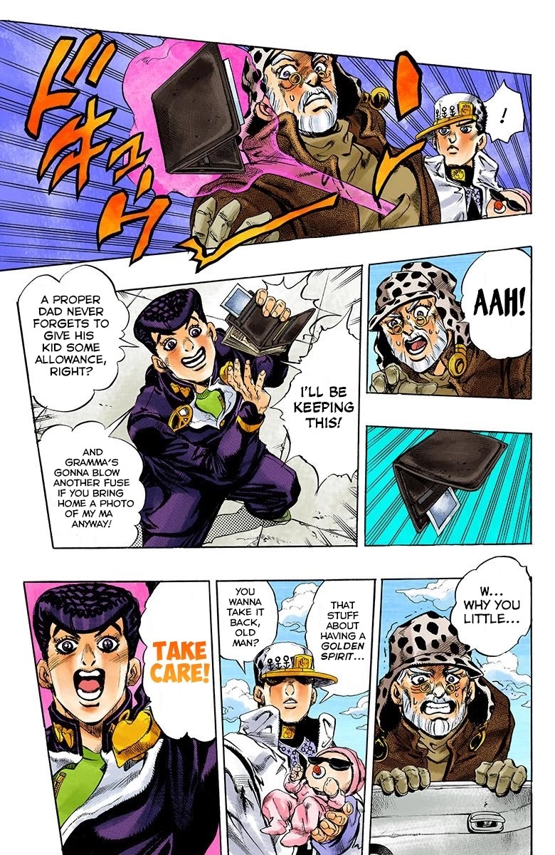 JoJo's Bizarre Adventure Part 4 - Diamond is Unbreakable (Official Colored) Chapter 174 page 18 - Chapter 174: Goodbye, Morioh- Golden Hearts [END]