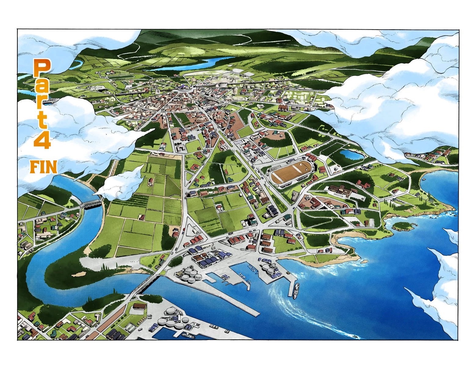 JoJo's Bizarre Adventure Part 4 - Diamond is Unbreakable (Official Colored) Chapter 174 page 21 - Chapter 174: Goodbye, Morioh- Golden Hearts [END]
