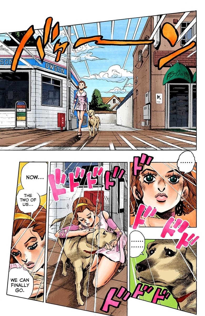 JoJo's Bizarre Adventure Part 4 - Diamond is Unbreakable (Official Colored) Chapter 174 page 6 - Chapter 174: Goodbye, Morioh- Golden Hearts [END]