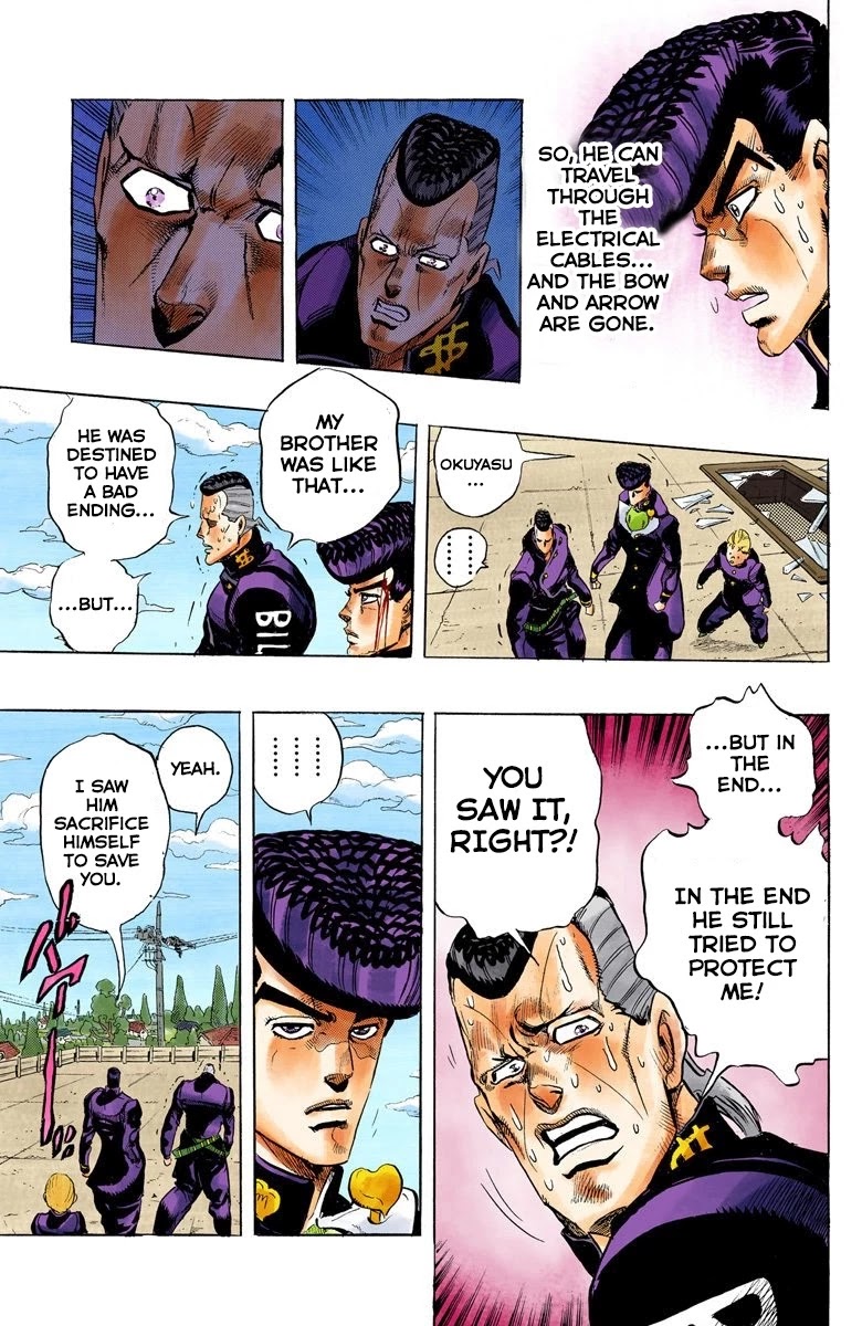 JoJo's Bizarre Adventure Part 4 - Diamond is Unbreakable (Official Colored) Chapter 18 page 20 - Chapter 18: The Nijimura Brothers - Part 10