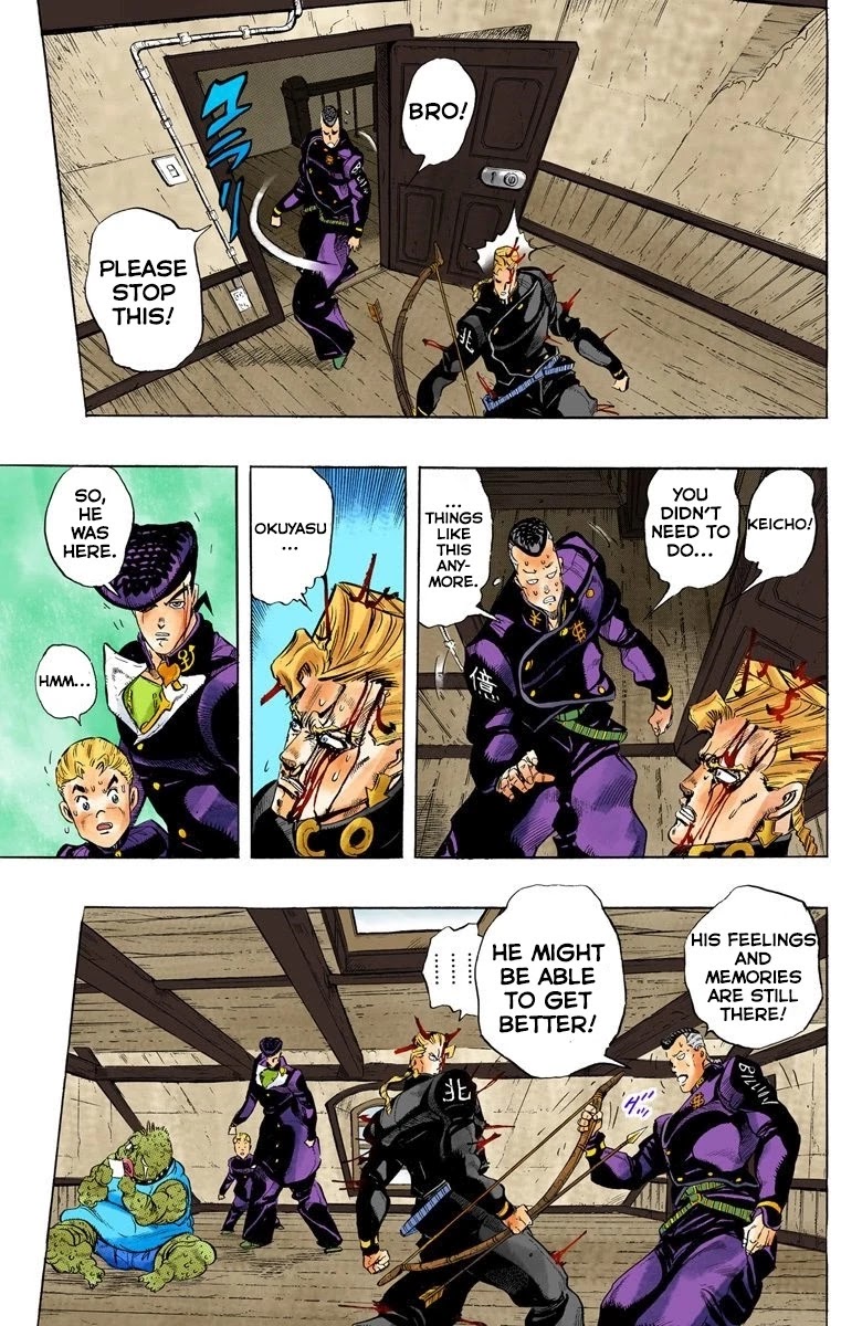 JoJo's Bizarre Adventure Part 4 - Diamond is Unbreakable (Official Colored) Chapter 18 page 4 - Chapter 18: The Nijimura Brothers - Part 10