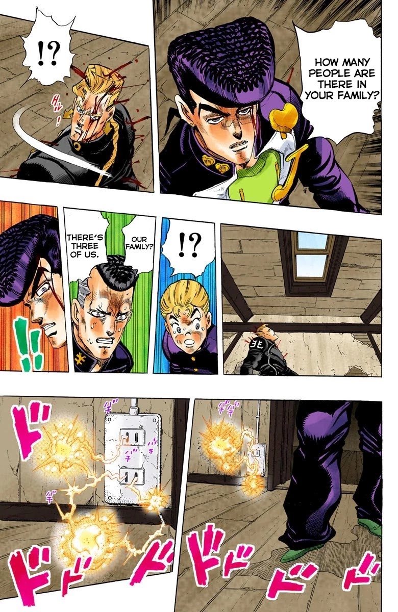 JoJo's Bizarre Adventure Part 4 - Diamond is Unbreakable (Official Colored) Chapter 18 page 8 - Chapter 18: The Nijimura Brothers - Part 10