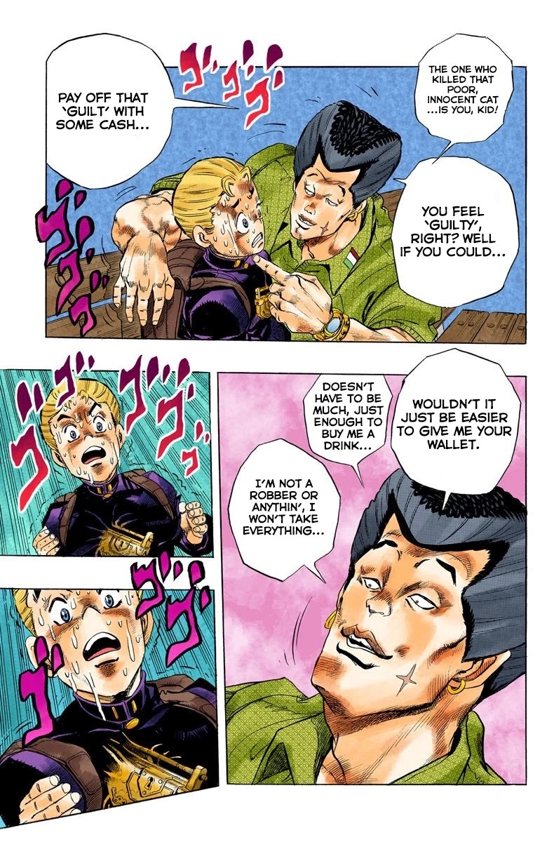 JoJo's Bizarre Adventure Part 4 - Diamond is Unbreakable (Official Colored) Chapter 19 page 19 - Chapter 19: Koichi Hirose's Echoes - Part 1