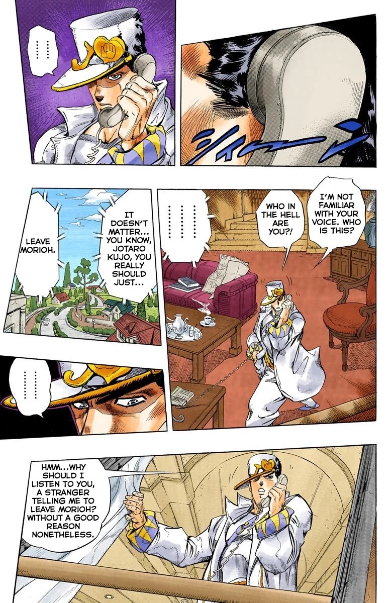 JoJo's Bizarre Adventure Part 4 - Diamond is Unbreakable (Official Colored) Chapter 19 page 5 - Chapter 19: Koichi Hirose's Echoes - Part 1