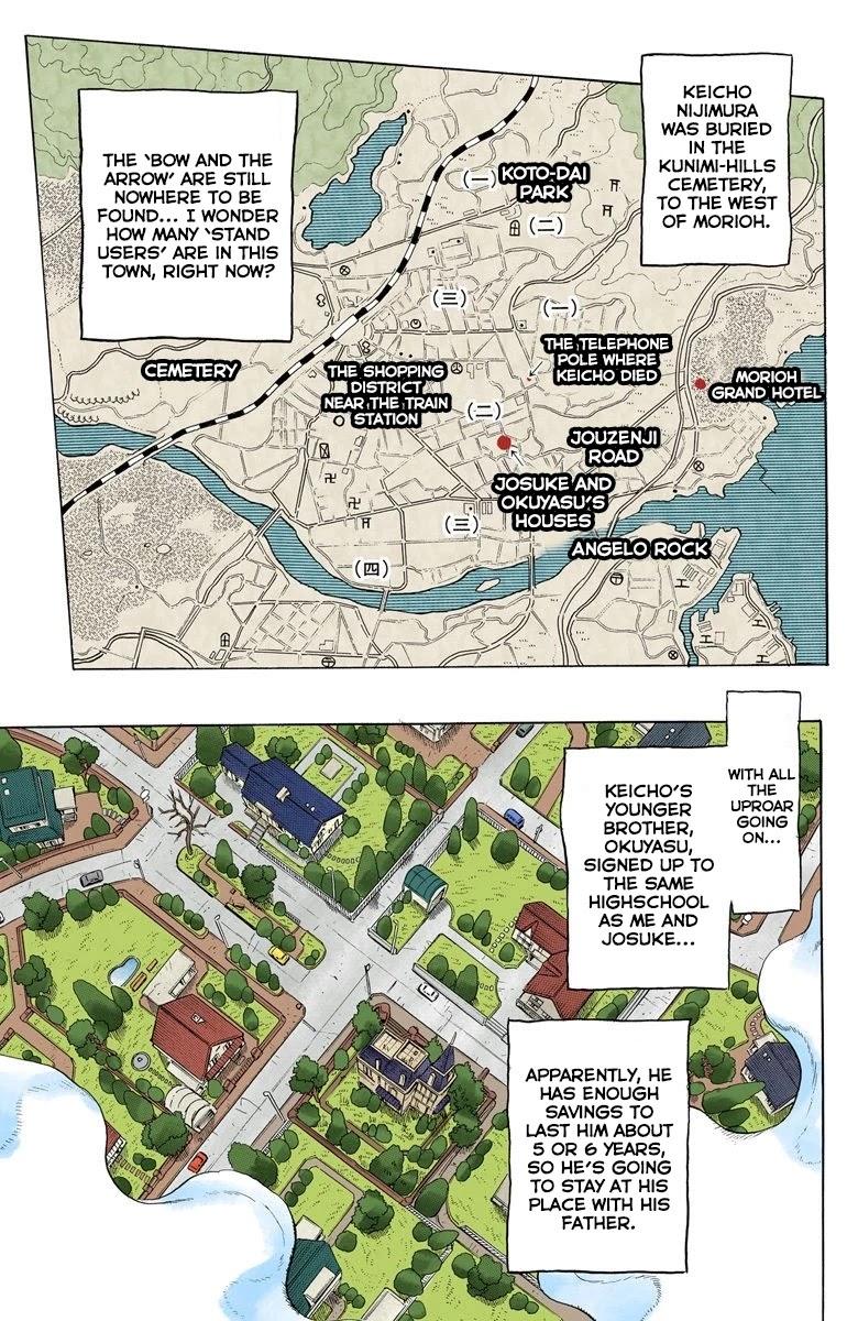 JoJo's Bizarre Adventure Part 4 - Diamond is Unbreakable (Official Colored) Chapter 19 page 9 - Chapter 19: Koichi Hirose's Echoes - Part 1