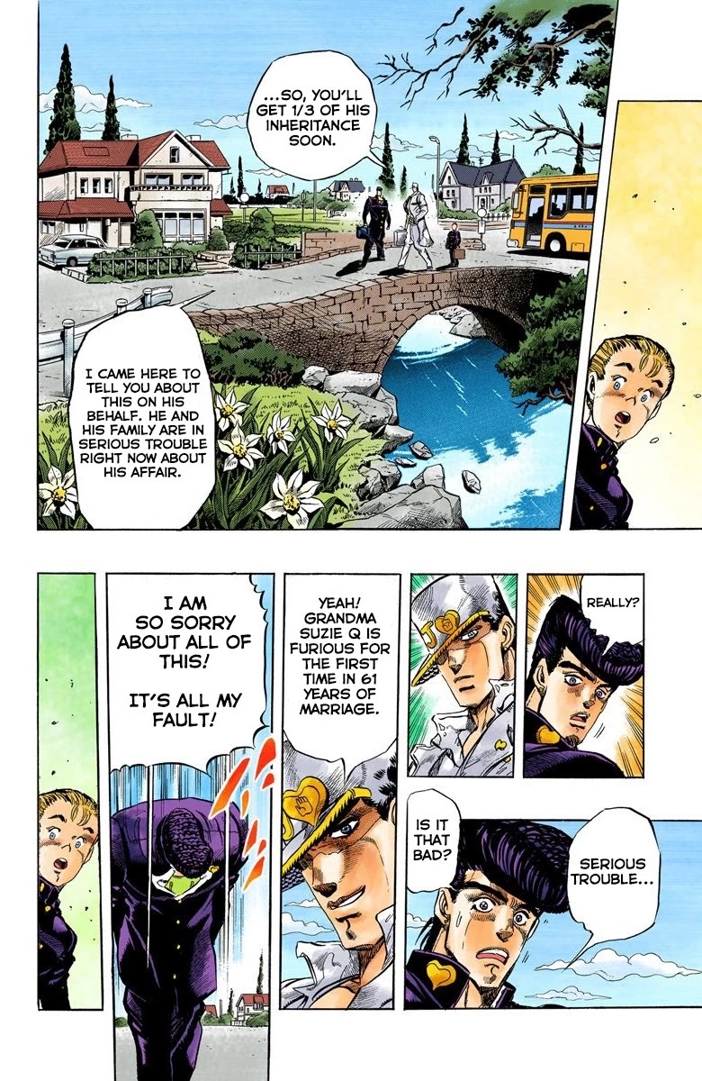 JoJo's Bizarre Adventure Part 4 - Diamond is Unbreakable (Official Colored) Chapter 2 page 7 - Chapter 2: Jotaro Kujo Meets Josuke Higashikata! - Part 2