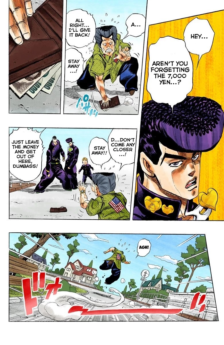 JoJo's Bizarre Adventure Part 4 - Diamond is Unbreakable (Official Colored) Chapter 20 page 19 - Chapter 20: Koichi Hirose's Echoes - Part 2