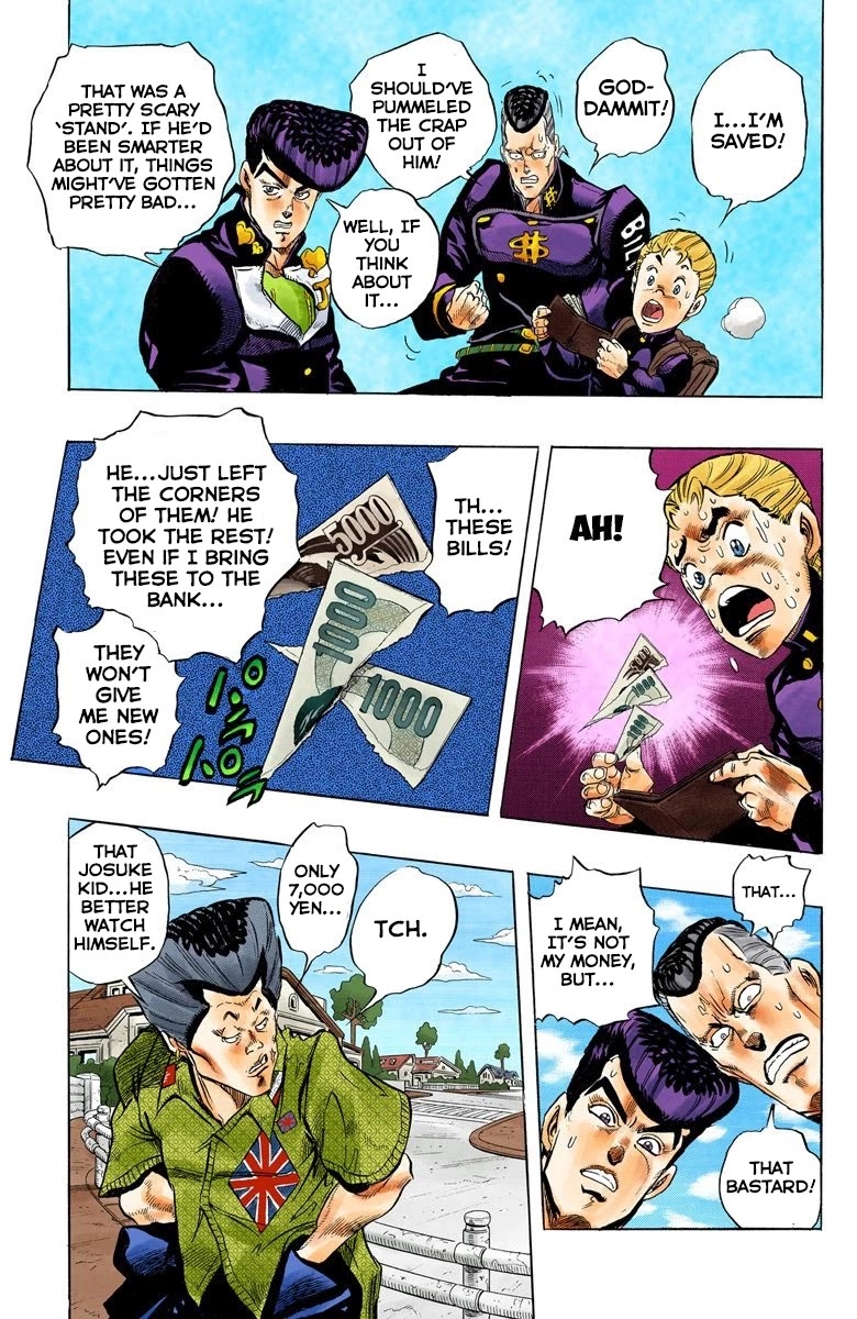 JoJo's Bizarre Adventure Part 4 - Diamond is Unbreakable (Official Colored) Chapter 20 page 20 - Chapter 20: Koichi Hirose's Echoes - Part 2