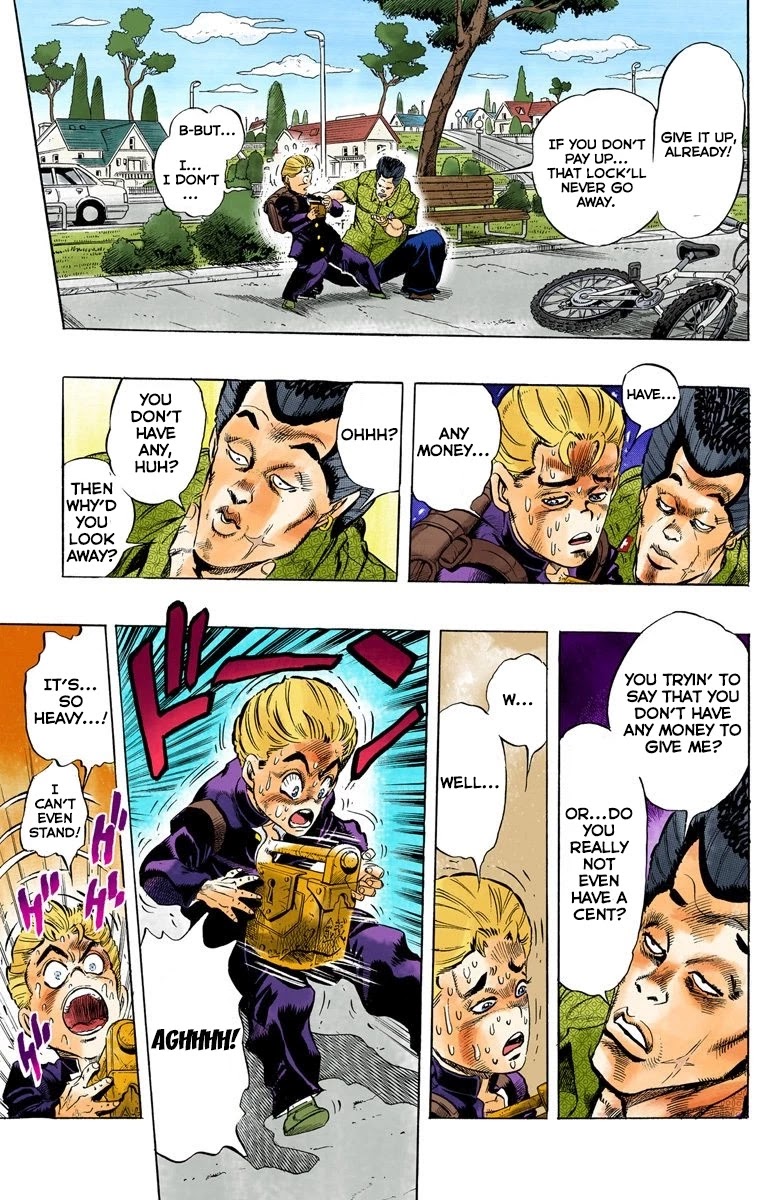 JoJo's Bizarre Adventure Part 4 - Diamond is Unbreakable (Official Colored) Chapter 20 page 4 - Chapter 20: Koichi Hirose's Echoes - Part 2