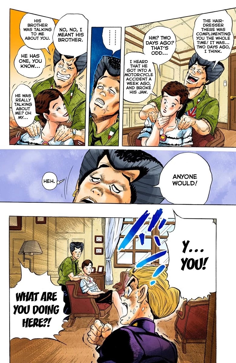 JoJo's Bizarre Adventure Part 4 - Diamond is Unbreakable (Official Colored) Chapter 21 page 4 - Chapter 21: Koichi Hirose's Echoes - Part 3