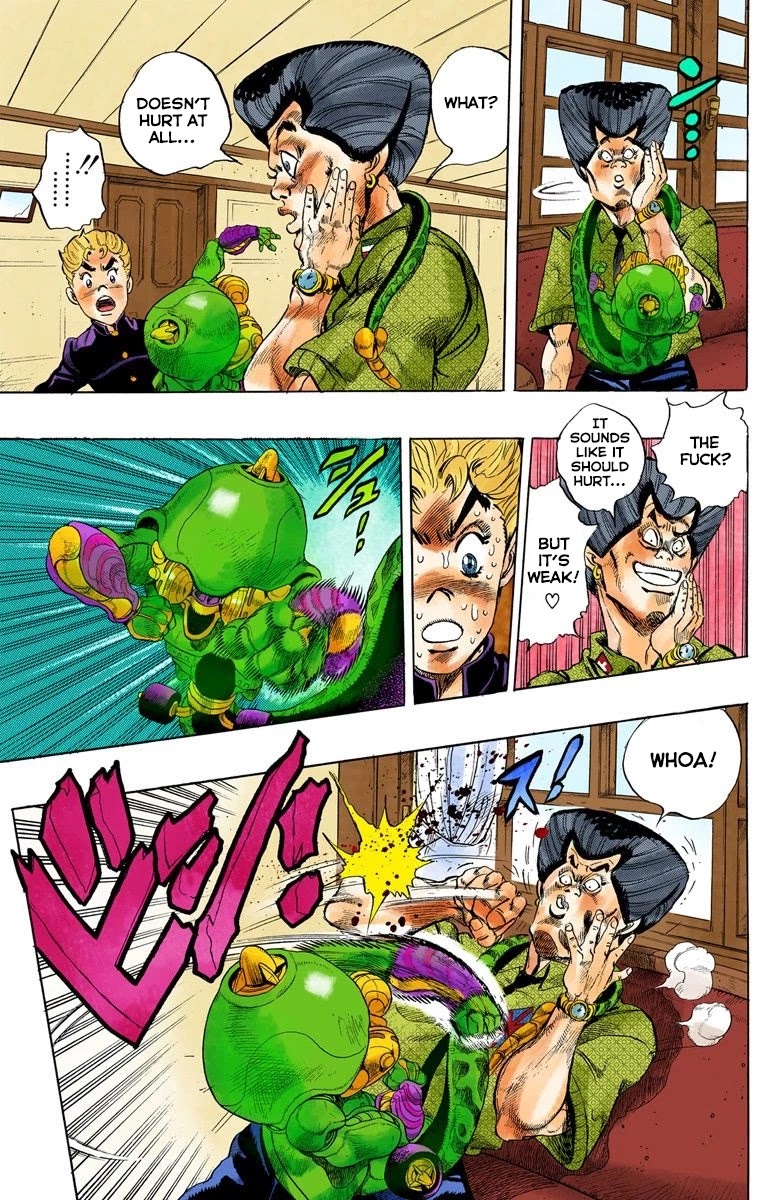 JoJo's Bizarre Adventure Part 4 - Diamond is Unbreakable (Official Colored) Chapter 22 page 10 - Chapter 22: Koichi Hirose's Echoes - Part 4