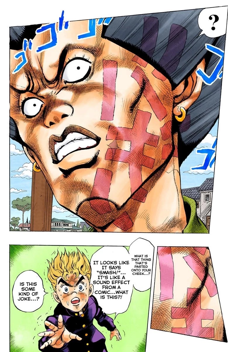 JoJo's Bizarre Adventure Part 4 - Diamond is Unbreakable (Official Colored) Chapter 22 page 13 - Chapter 22: Koichi Hirose's Echoes - Part 4