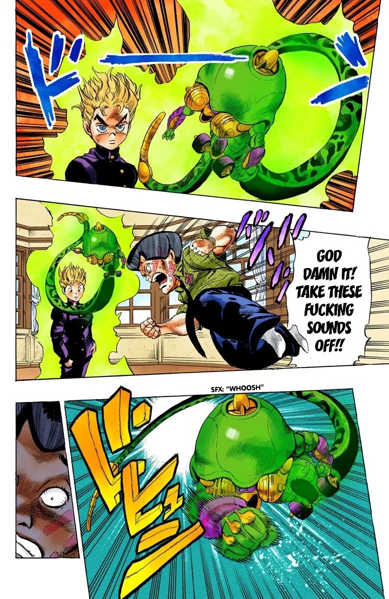 JoJo's Bizarre Adventure Part 4 - Diamond is Unbreakable (Official Colored) Chapter 22 page 17 - Chapter 22: Koichi Hirose's Echoes - Part 4