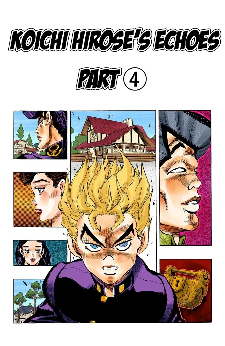 JoJo's Bizarre Adventure Part 4 - Diamond is Unbreakable (Official Colored) Chapter 22 page 2 - Chapter 22: Koichi Hirose's Echoes - Part 4