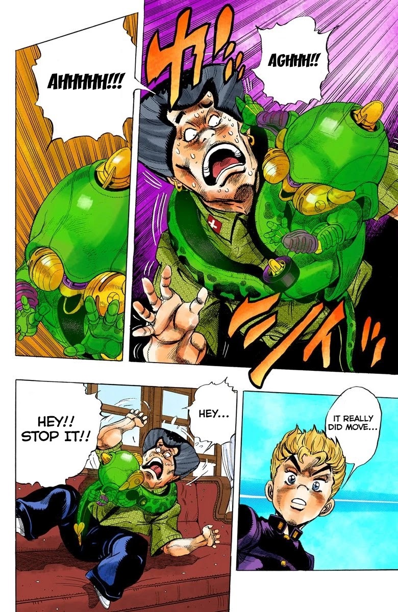JoJo's Bizarre Adventure Part 4 - Diamond is Unbreakable (Official Colored) Chapter 22 page 7 - Chapter 22: Koichi Hirose's Echoes - Part 4