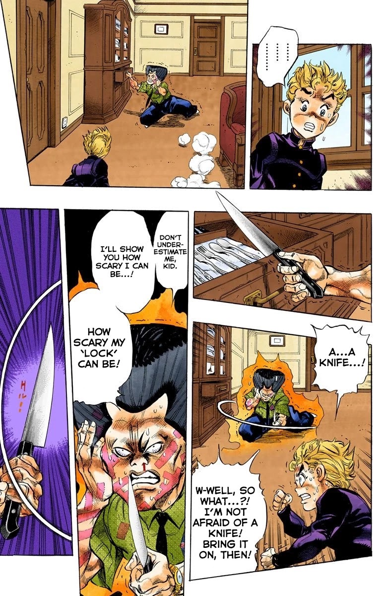 JoJo's Bizarre Adventure Part 4 - Diamond is Unbreakable (Official Colored) Chapter 23 page 6 - Chapter 23: Koichi Hirose's Echoes - Part 5