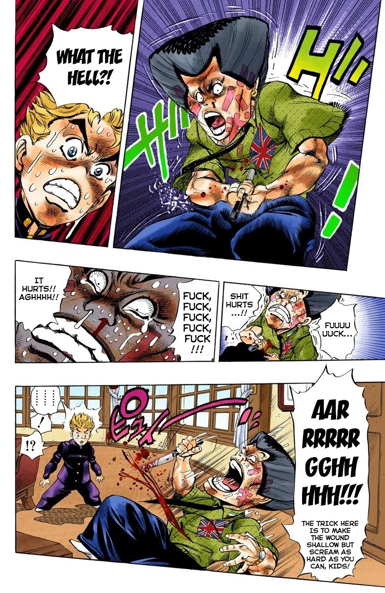 JoJo's Bizarre Adventure Part 4 - Diamond is Unbreakable (Official Colored) Chapter 23 page 7 - Chapter 23: Koichi Hirose's Echoes - Part 5