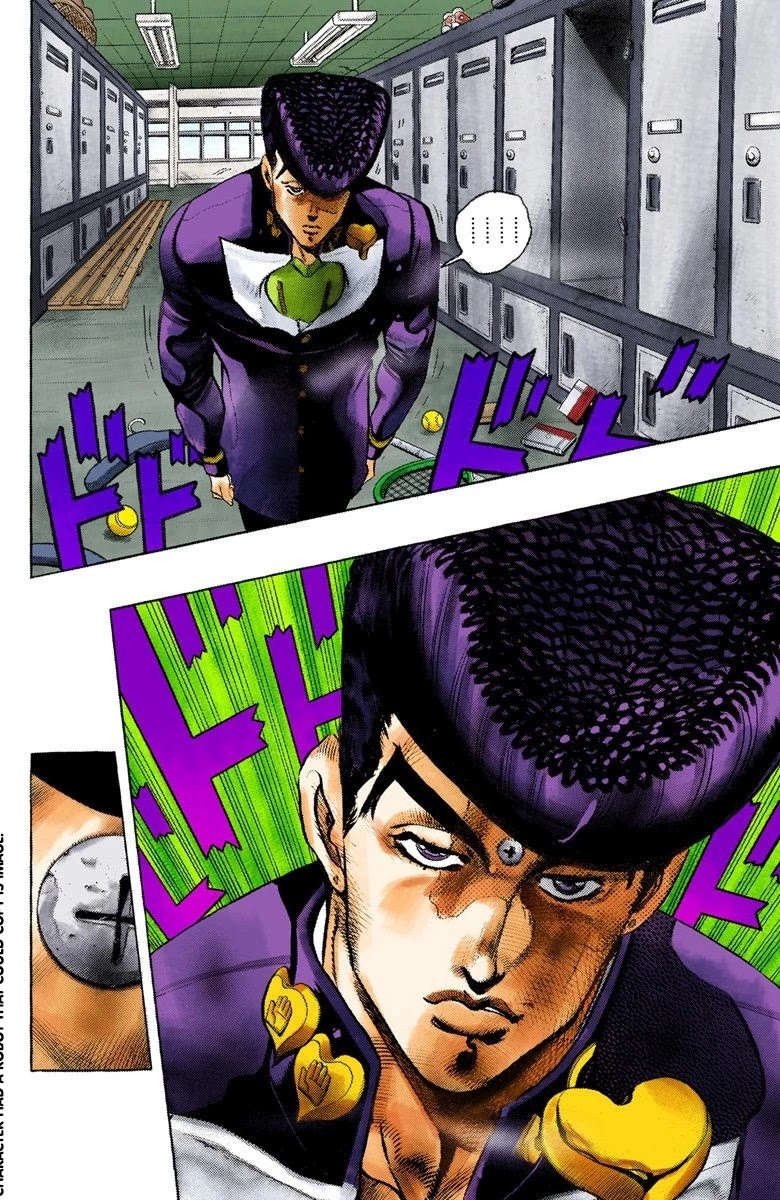 JoJo's Bizarre Adventure Part 4 - Diamond is Unbreakable (Official Colored) Chapter 25 page 6 - Chapter 25: Toshikazu Hazamada (Surface) - Part 2