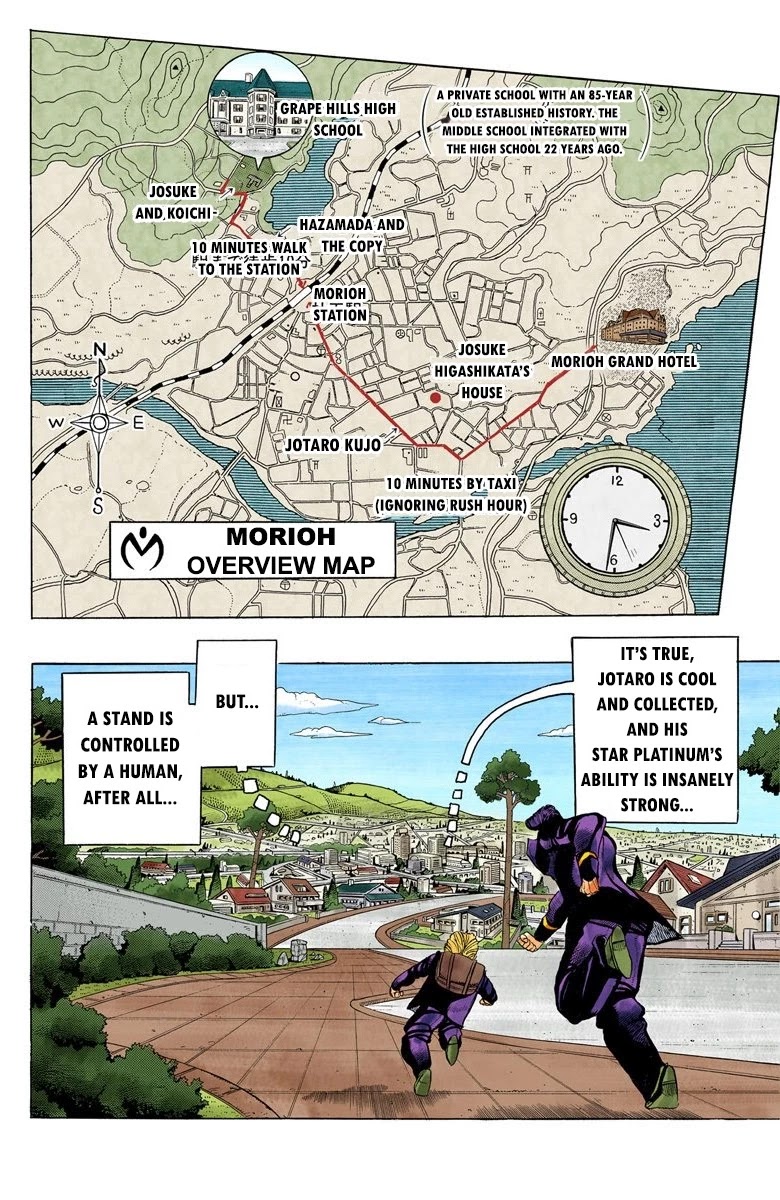 JoJo's Bizarre Adventure Part 4 - Diamond is Unbreakable (Official Colored) Chapter 27 page 2 - Chapter 27: Toshikazu Hazamada (Surface) - Part 4