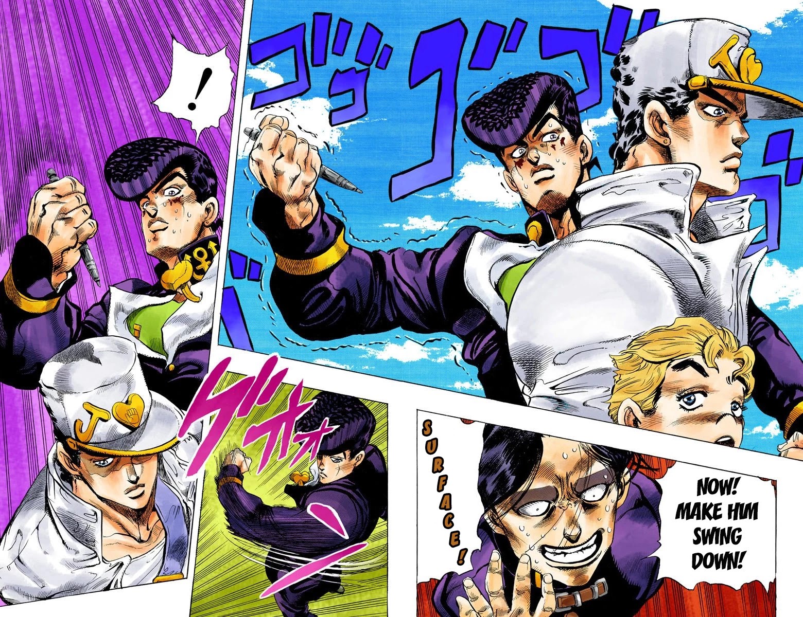 JoJo's Bizarre Adventure Part 4 - Diamond is Unbreakable (Official Colored) Chapter 28 page 15 - Chapter 28: Toshikazu Hazamada (Surface) - Part 5