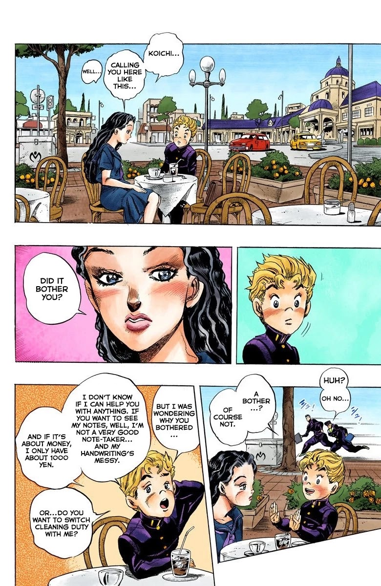 JoJo's Bizarre Adventure Part 4 - Diamond is Unbreakable (Official Colored) Chapter 29 page 10 - Chapter 29: Yukako Yamagishi is in Love - Part 1