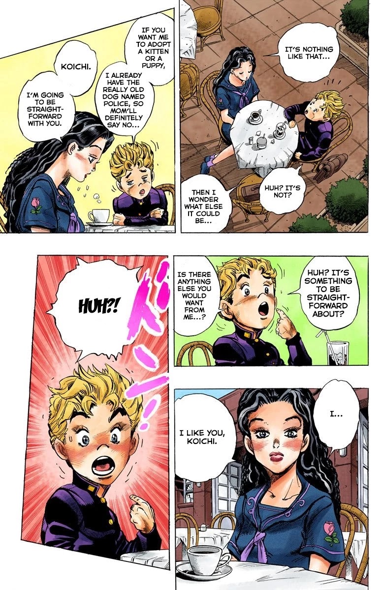 JoJo's Bizarre Adventure Part 4 - Diamond is Unbreakable (Official Colored) Chapter 29 page 11 - Chapter 29: Yukako Yamagishi is in Love - Part 1