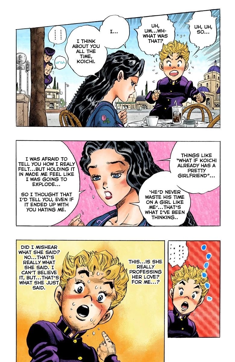 JoJo's Bizarre Adventure Part 4 - Diamond is Unbreakable (Official Colored) Chapter 29 page 13 - Chapter 29: Yukako Yamagishi is in Love - Part 1