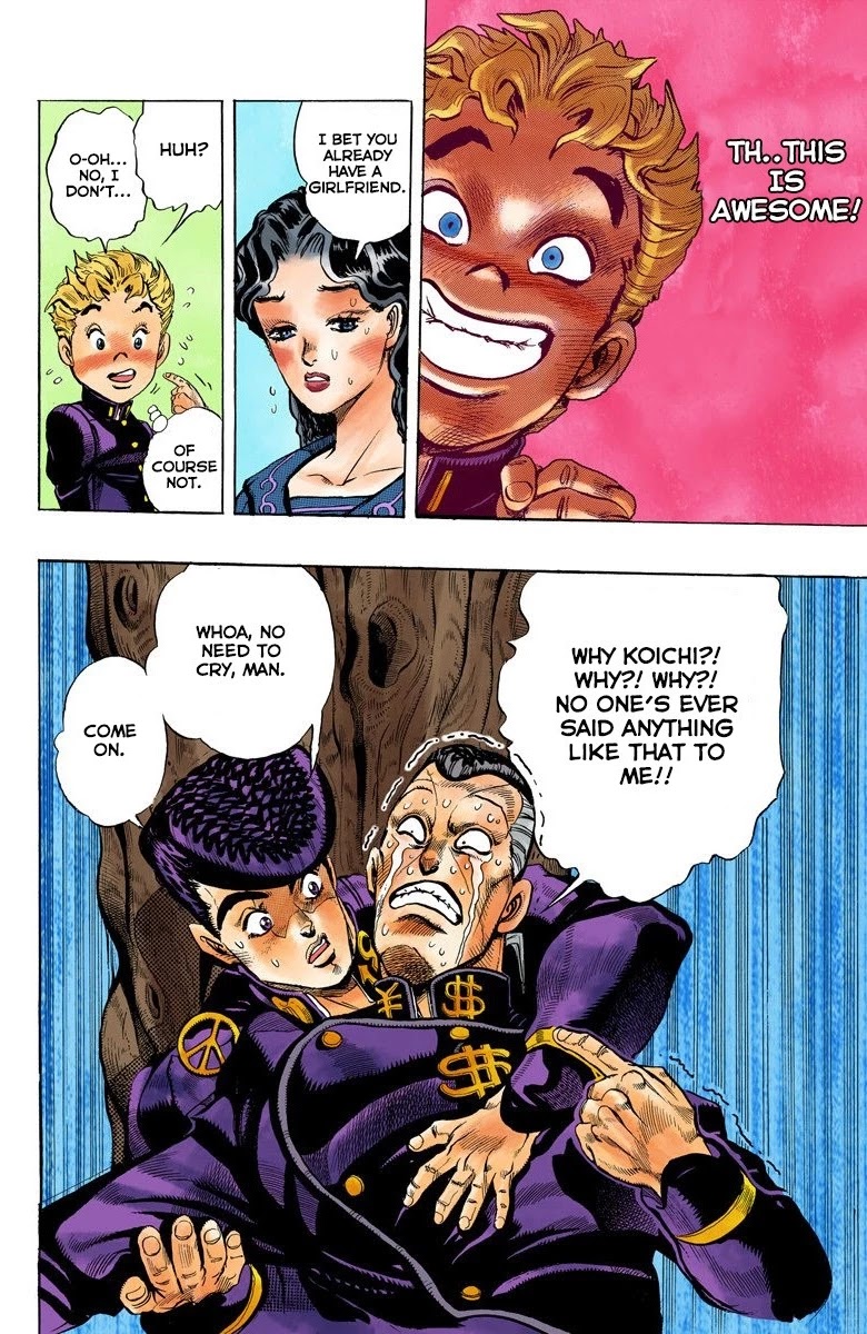 JoJo's Bizarre Adventure Part 4 - Diamond is Unbreakable (Official Colored) Chapter 29 page 14 - Chapter 29: Yukako Yamagishi is in Love - Part 1