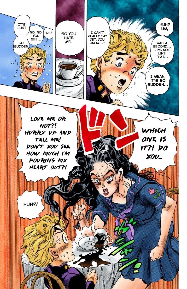 JoJo's Bizarre Adventure Part 4 - Diamond is Unbreakable (Official Colored) Chapter 29 page 17 - Chapter 29: Yukako Yamagishi is in Love - Part 1