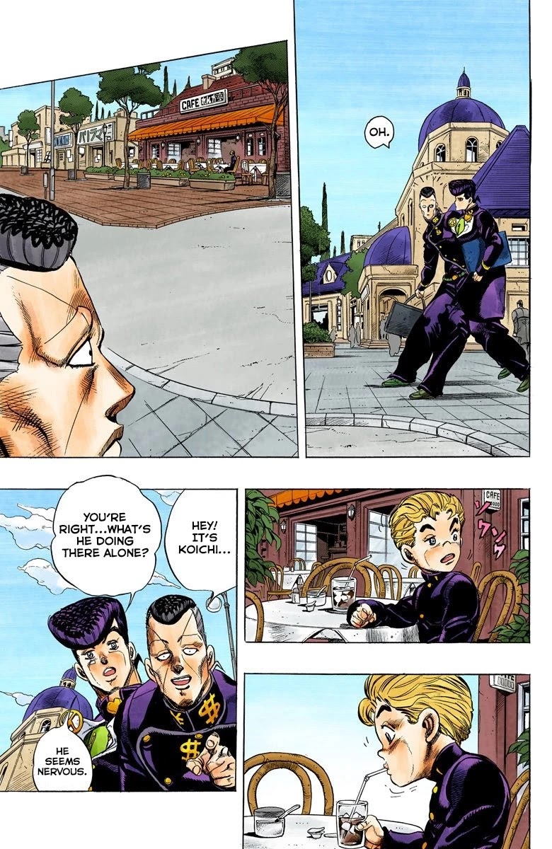 JoJo's Bizarre Adventure Part 4 - Diamond is Unbreakable (Official Colored) Chapter 29 page 7 - Chapter 29: Yukako Yamagishi is in Love - Part 1