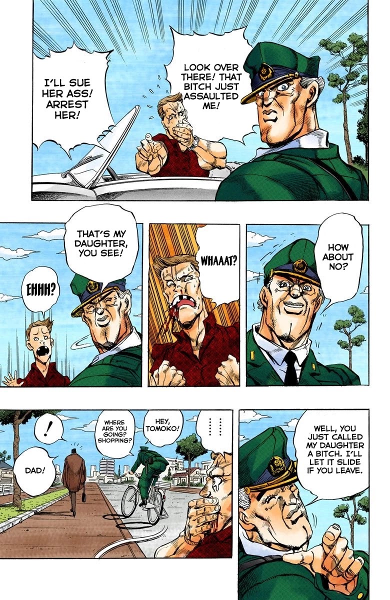 JoJo's Bizarre Adventure Part 4 - Diamond is Unbreakable (Official Colored) Chapter 3 page 10 - Chapter 3: Jotaro Kujo Meets Josuke Higashikata! - Part 3