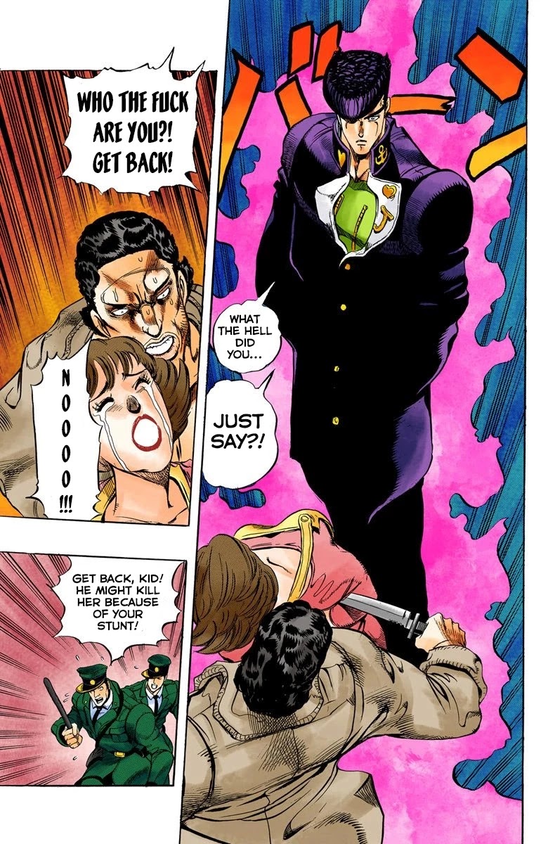 JoJo's Bizarre Adventure Part 4 - Diamond is Unbreakable (Official Colored) Chapter 3 page 16 - Chapter 3: Jotaro Kujo Meets Josuke Higashikata! - Part 3