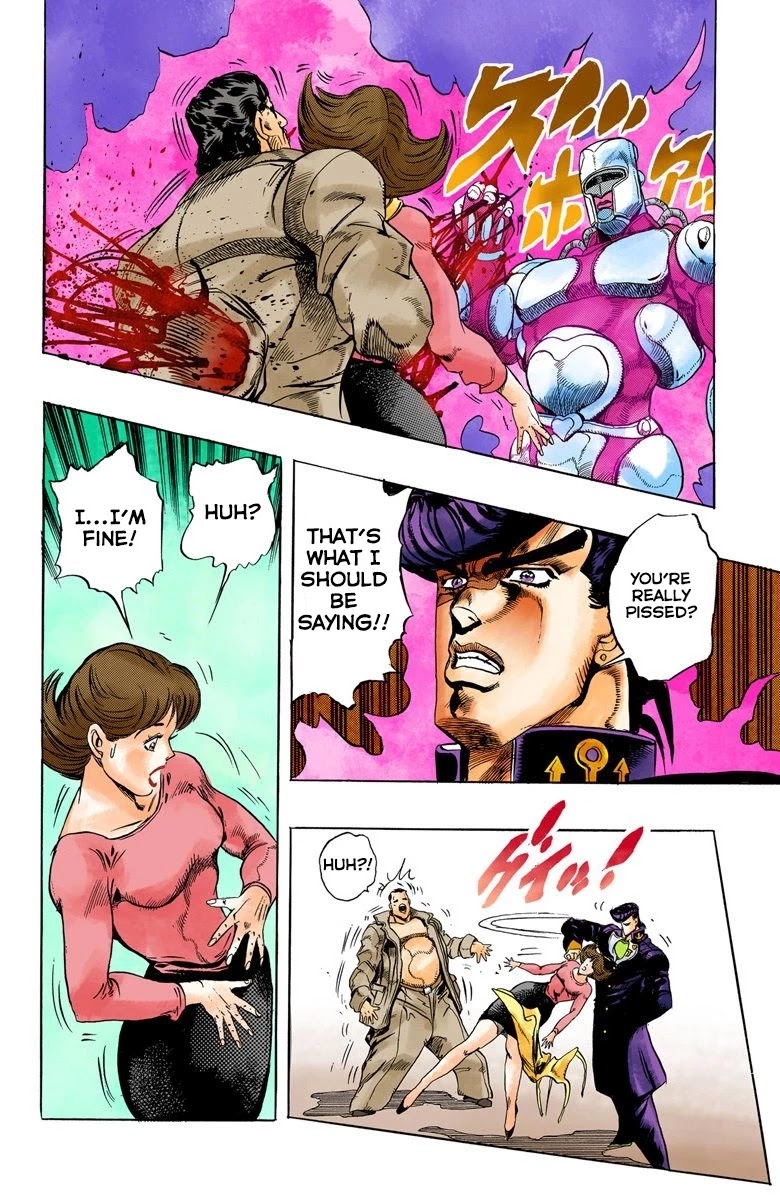 JoJo's Bizarre Adventure Part 4 - Diamond is Unbreakable (Official Colored) Chapter 3 page 19 - Chapter 3: Jotaro Kujo Meets Josuke Higashikata! - Part 3