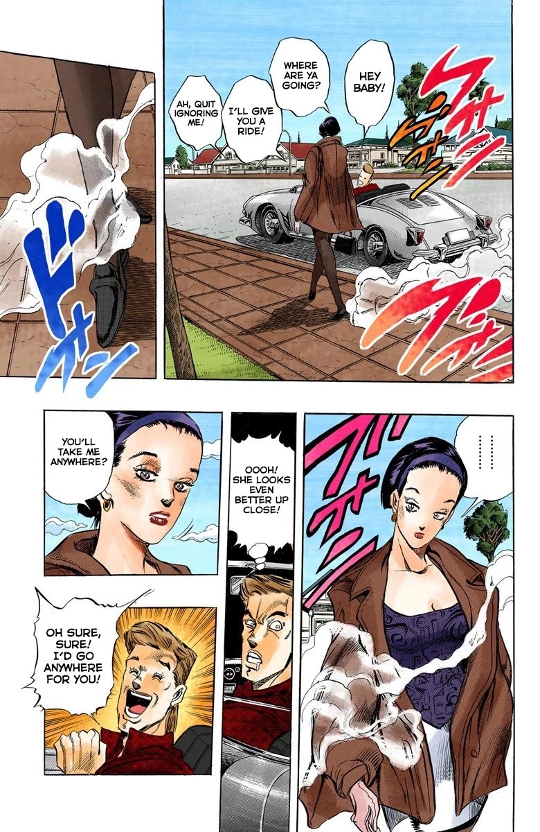 JoJo's Bizarre Adventure Part 4 - Diamond is Unbreakable (Official Colored) Chapter 3 page 8 - Chapter 3: Jotaro Kujo Meets Josuke Higashikata! - Part 3