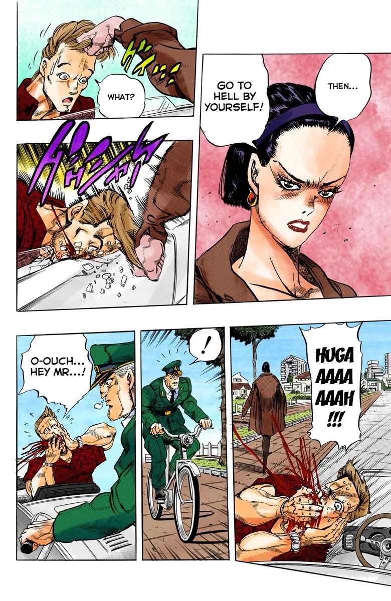 JoJo's Bizarre Adventure Part 4 - Diamond is Unbreakable (Official Colored) Chapter 3 page 9 - Chapter 3: Jotaro Kujo Meets Josuke Higashikata! - Part 3