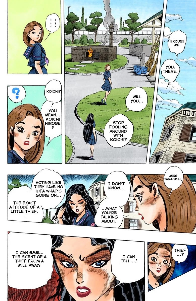 JoJo's Bizarre Adventure Part 4 - Diamond is Unbreakable (Official Colored) Chapter 30 page 13 - Chapter 30: Yukako Yamagishi is in Love - Part 2