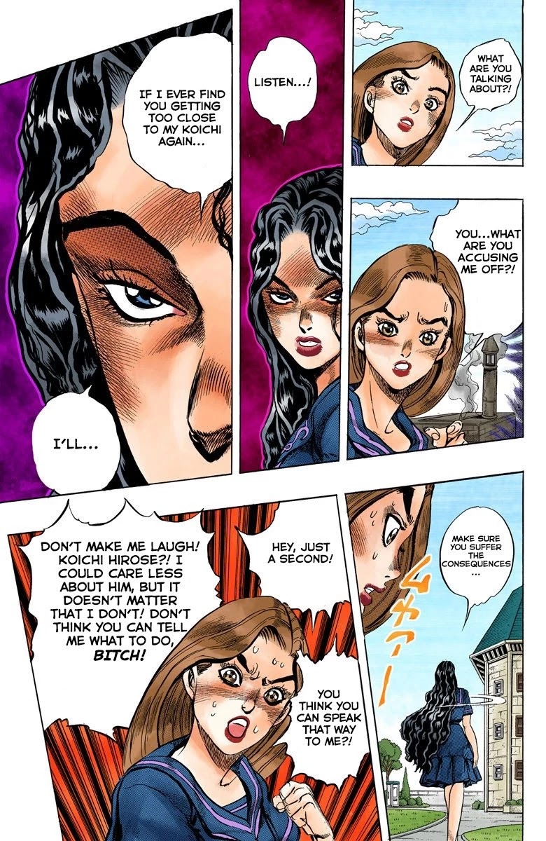 JoJo's Bizarre Adventure Part 4 - Diamond is Unbreakable (Official Colored) Chapter 30 page 14 - Chapter 30: Yukako Yamagishi is in Love - Part 2