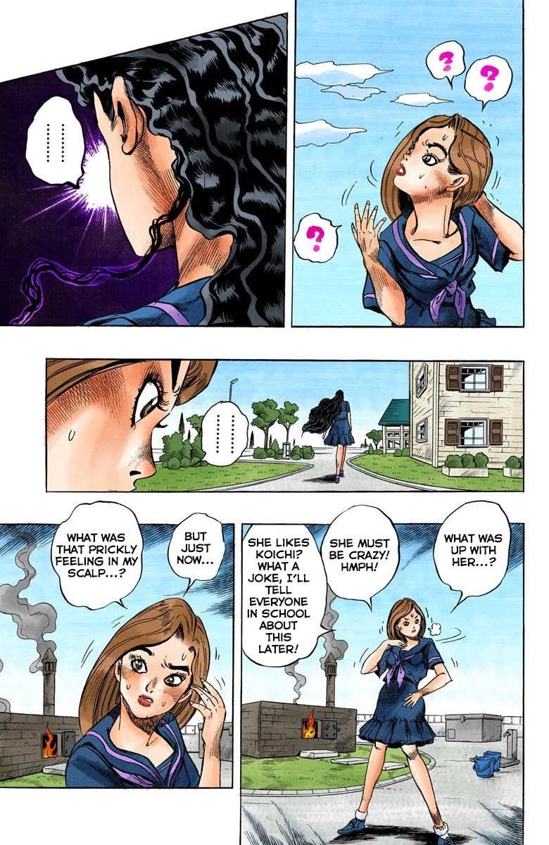 JoJo's Bizarre Adventure Part 4 - Diamond is Unbreakable (Official Colored) Chapter 30 page 16 - Chapter 30: Yukako Yamagishi is in Love - Part 2