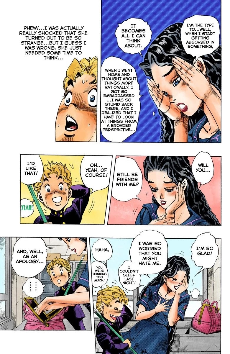 JoJo's Bizarre Adventure Part 4 - Diamond is Unbreakable (Official Colored) Chapter 30 page 6 - Chapter 30: Yukako Yamagishi is in Love - Part 2